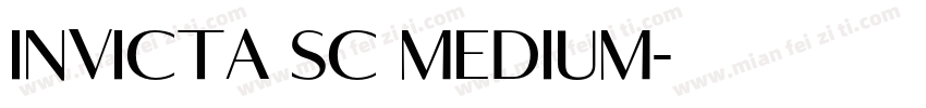 Invicta SC Medium字体转换